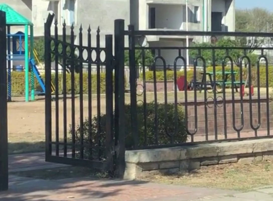 Park-facing 1 kanal plot for sale sector c wide front view