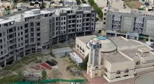 Masjid and commercial buildings in Umar Block Bahria Town Phase 8